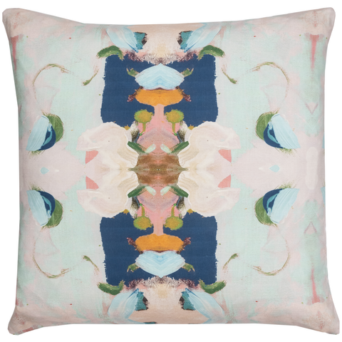 Monet’s Garden Navy 26x26 Pillow