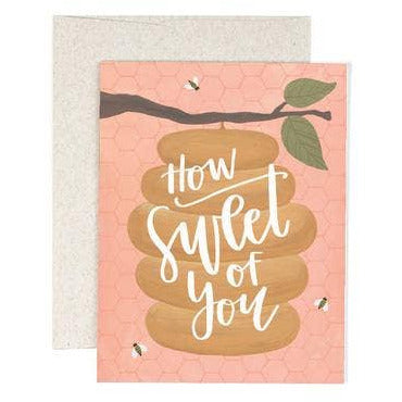 How Sweet Beehive Greeting Card Stationery