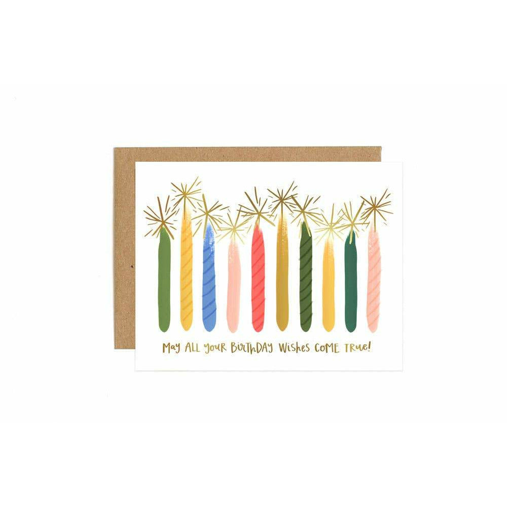 Candle Birthday Greeting Card Stationery