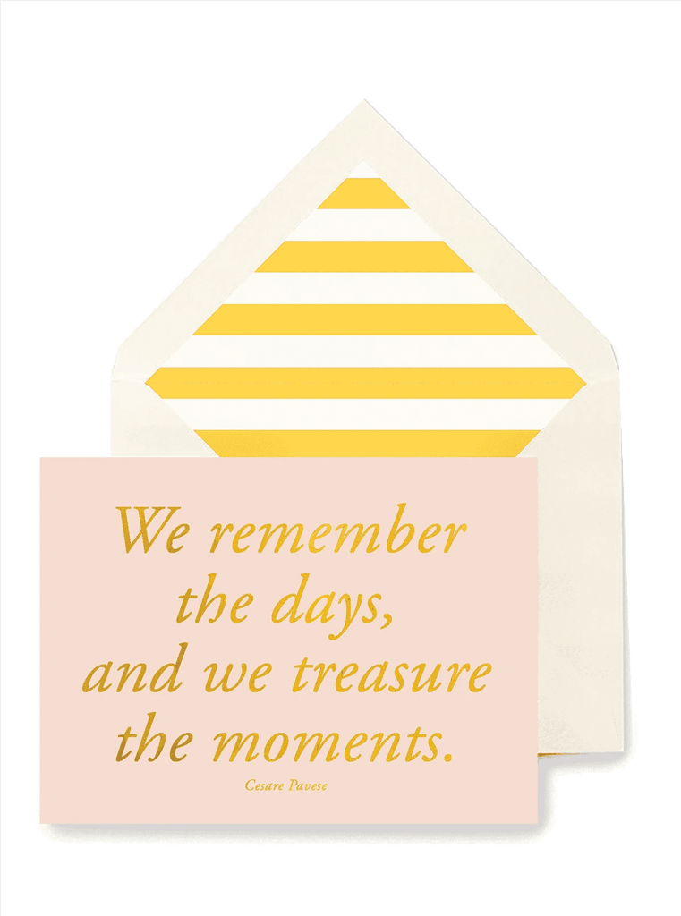 We Remember the Days Card