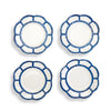 Blue Bamboo Accent Plate Set