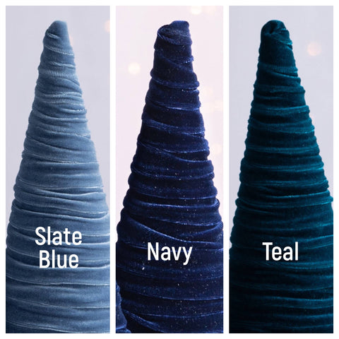 Handmade Small Velvet Trees