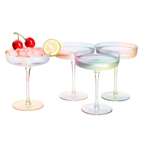 Iridescent Champagne Coupe