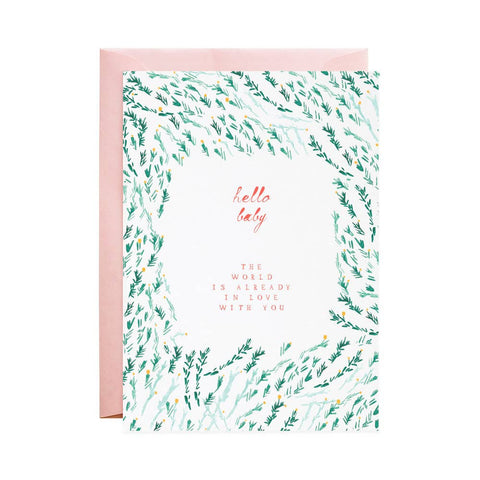 Baby and the World Card