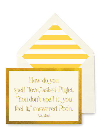 How Do You Spell Love Greeting Card