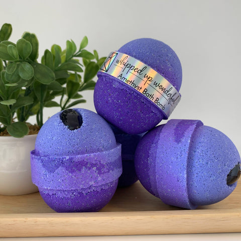 Amethyst Birthstone Bath Bomb