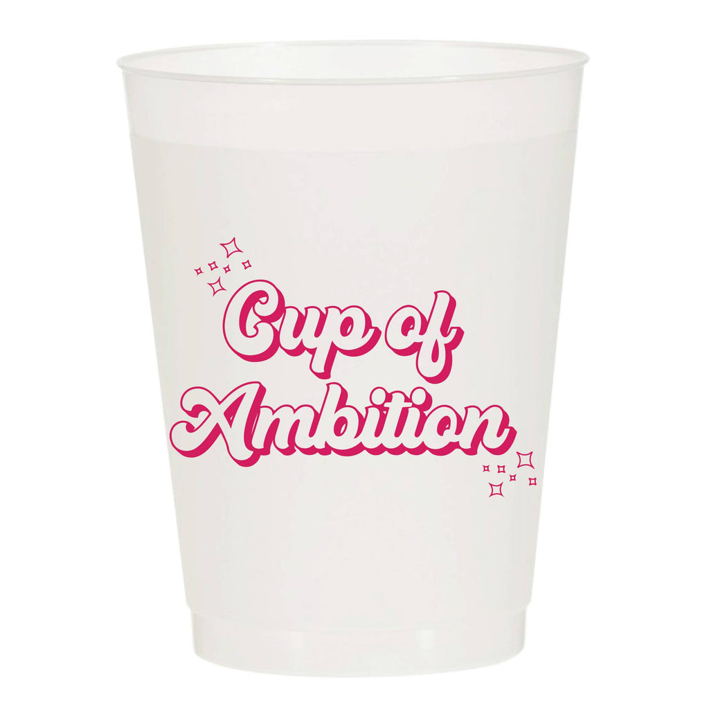 Cup Of Ambition- Set of 10 Reusable Cups