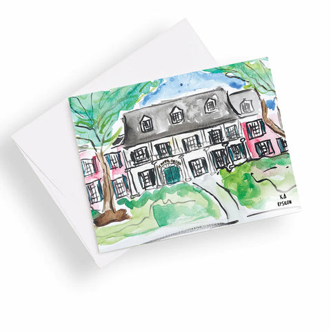 Louisiana State University Kappa Delta Sorority House Note Card Set