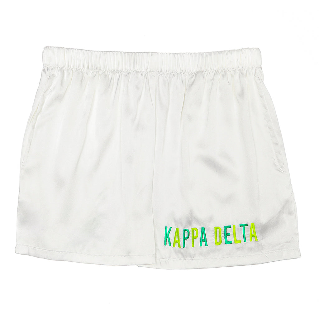 Kappa Delta Satin Shorts
