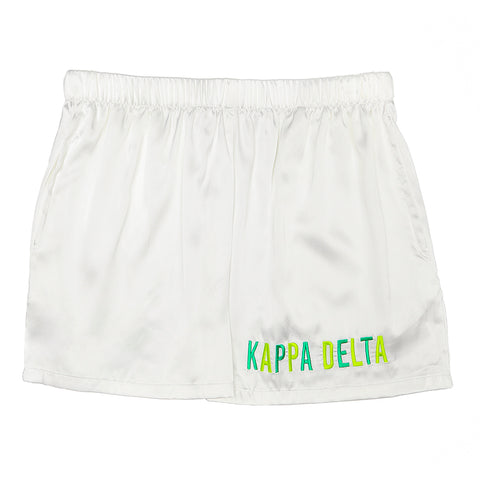 Kappa Delta Satin Shorts