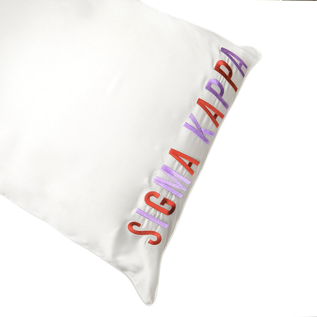 Sigma Kappa Satin Pillowcase