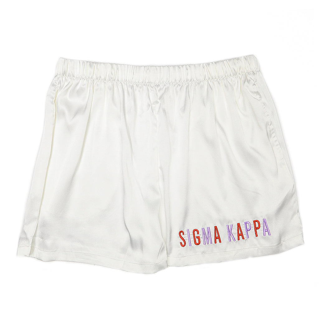 Sigma Kappa Satin Shorts