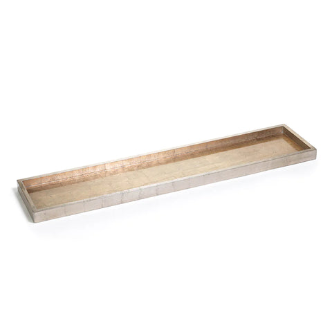 Antique Gold Oblong Serving Tray