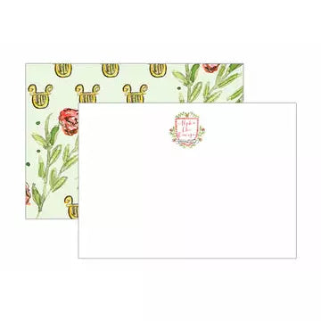 Sorority Motif Notecard Set