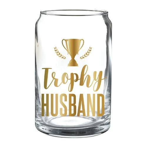 Trophy Husband Beer Glass