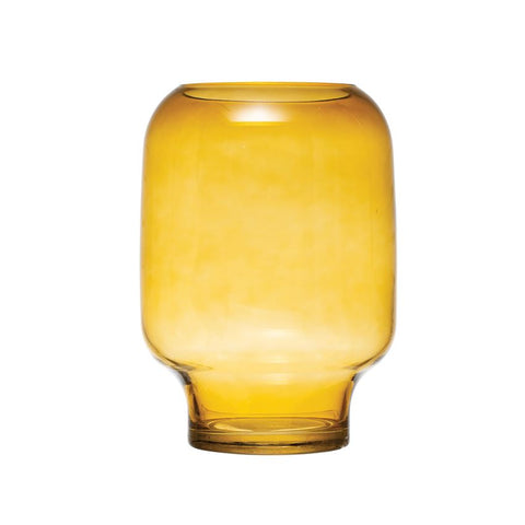Amber Glass Vase