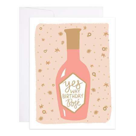 Birthday Rosé Card