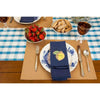 Blue Painted Table Runner