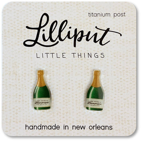 Champagne Bottle Earrings