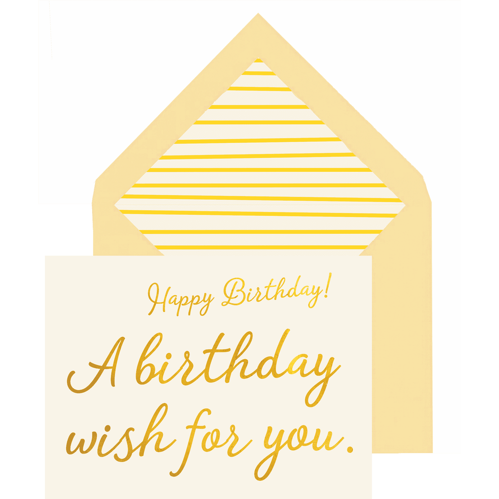 A Birthday Wish For You Greeting Card