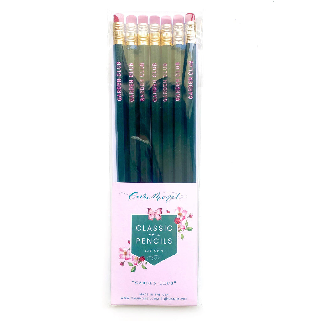 Garden Club Pencils - Set of 7
