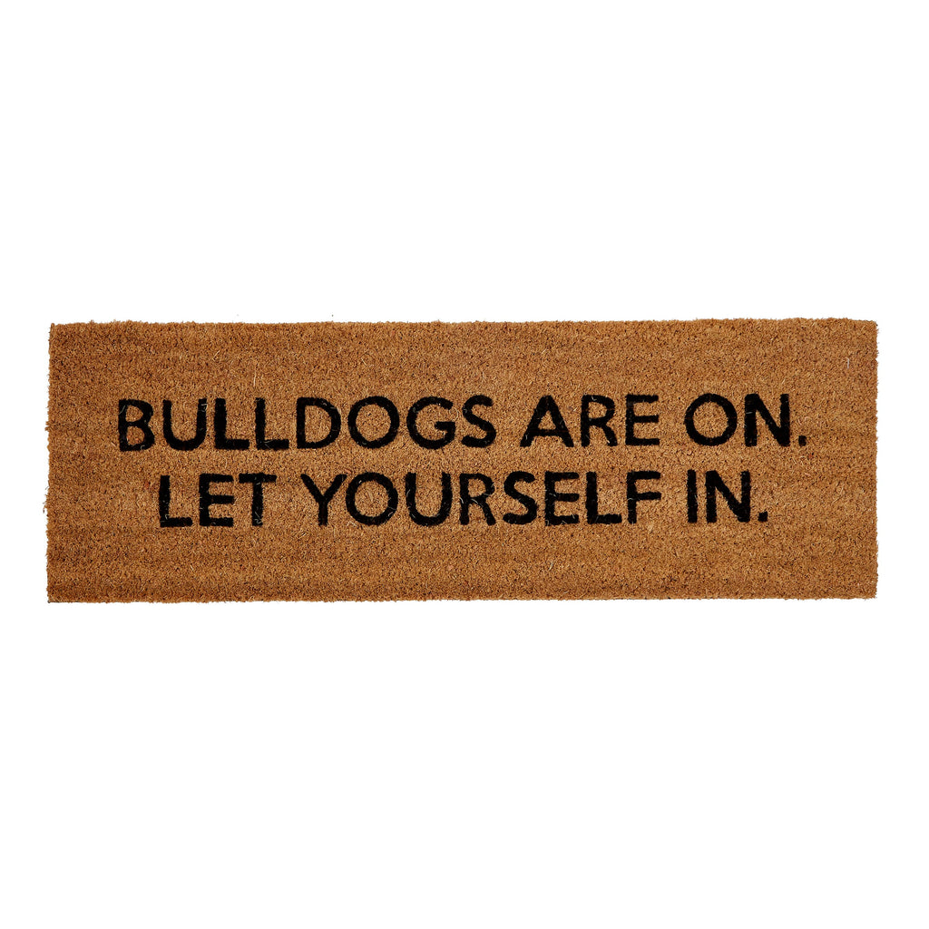 “Bulldogs Are On” Door Mat