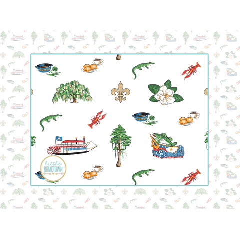 Louisiana Baby Swaddle Blanket (Unisex)