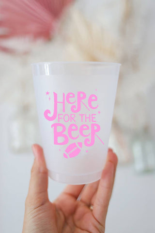 “Here for the Beer” Frost Cup Set