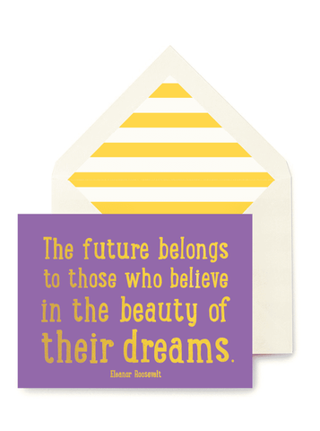 The Future Belongs Card