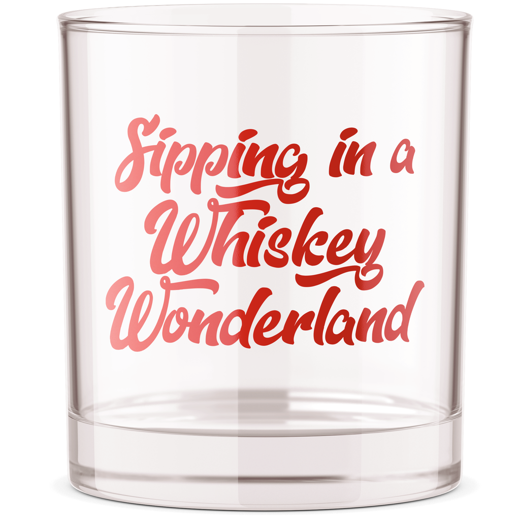 Sipping In A Whiskey Wonderland Bourbon Whiskey Rocks Glass