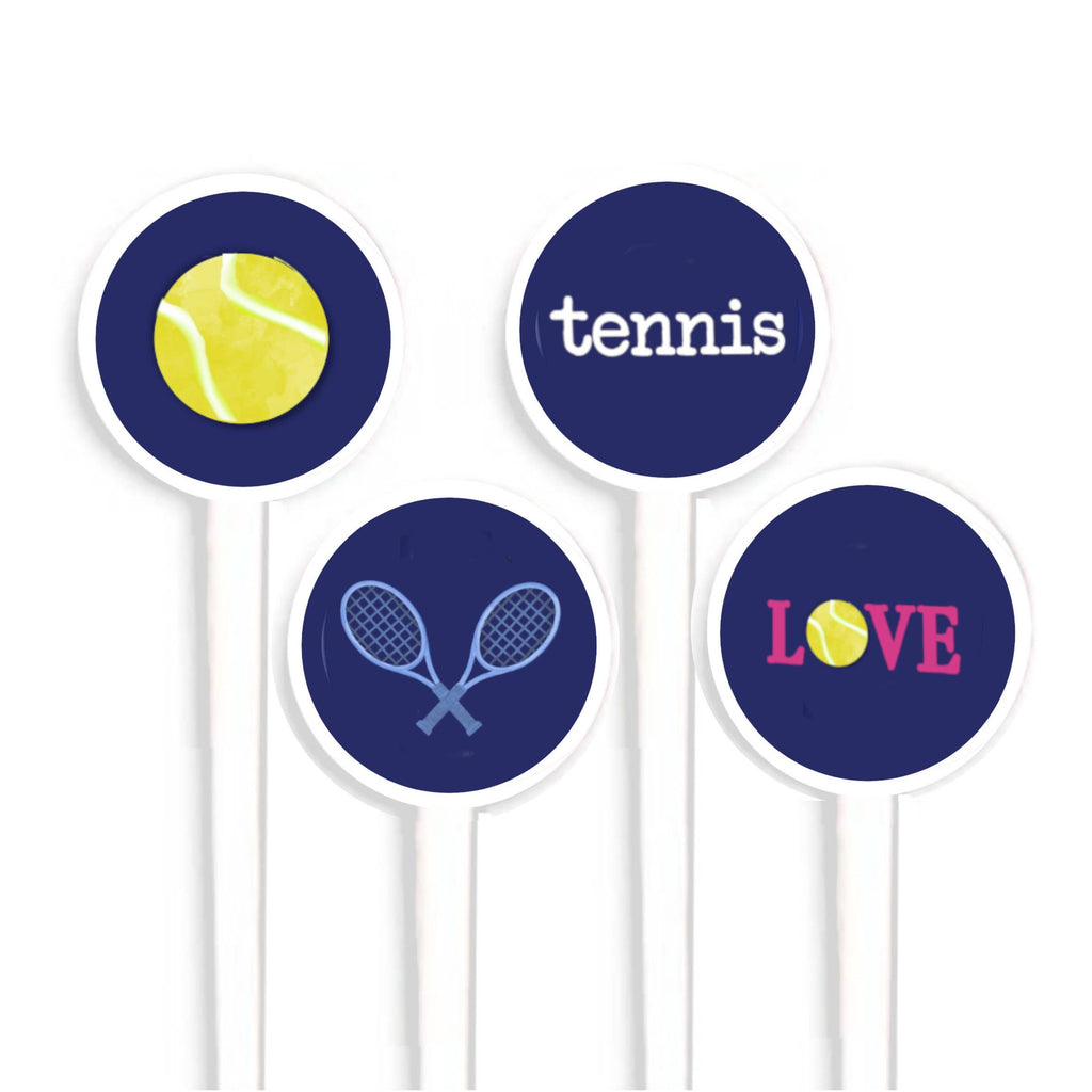 Tennis Swizzle Sticks