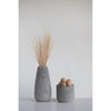 Gray Paulownia Wood Vase