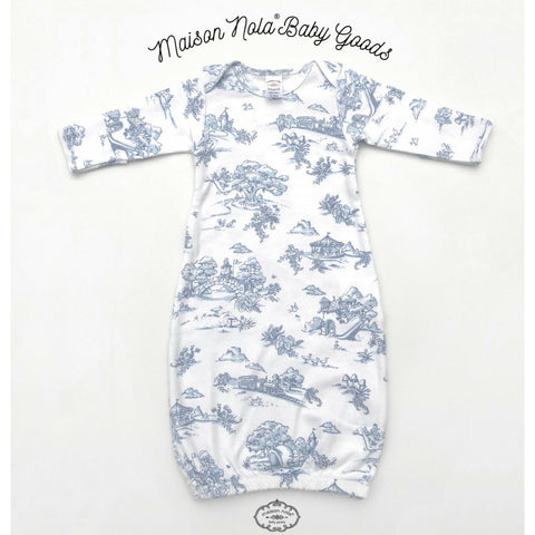 Storyland Toile Baby Gown