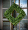 Faux Square Boxwood Wreath