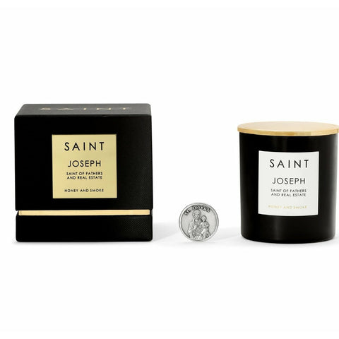 St. Joseph Candle - Saint of Fathers and Real Estate