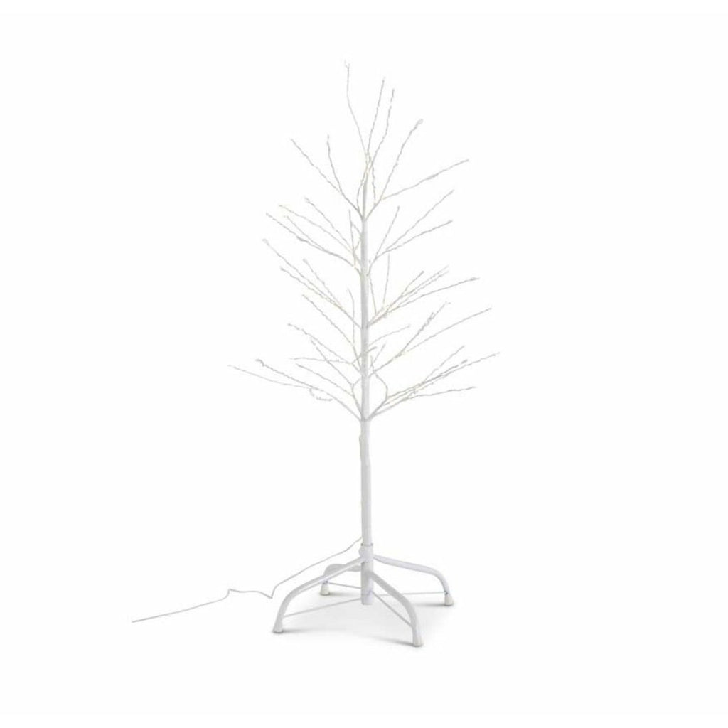 White Tree with LED Lights