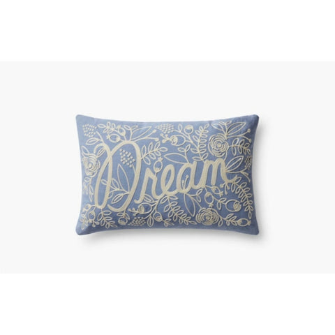 Dream Embroidered Pillow by Rifle Home