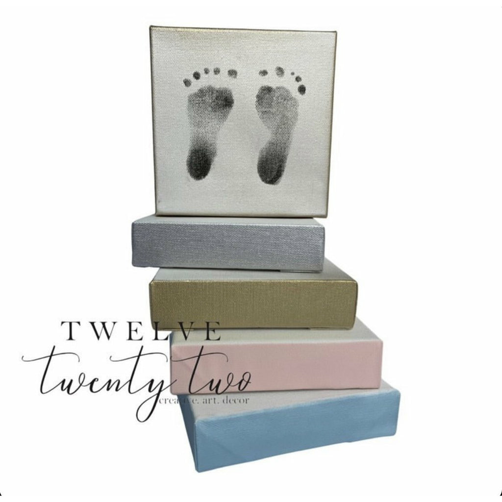 Baby Footprint Canvas Kits