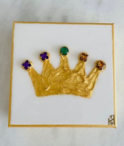 Jewel Crown Canvas Art