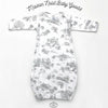 Storyland Toile Baby Gown