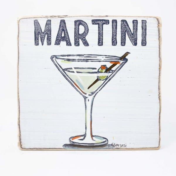 Martini Wood Sign