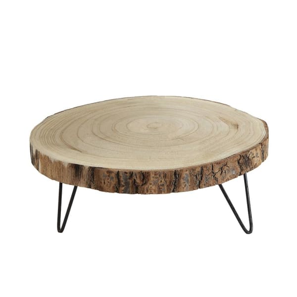 Paulownia Wood Round Tray
