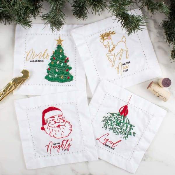 Preorder Retro Holiday Napkin Set