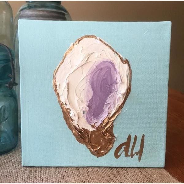 Small Oyster Painting By Ashley Wachal - Art