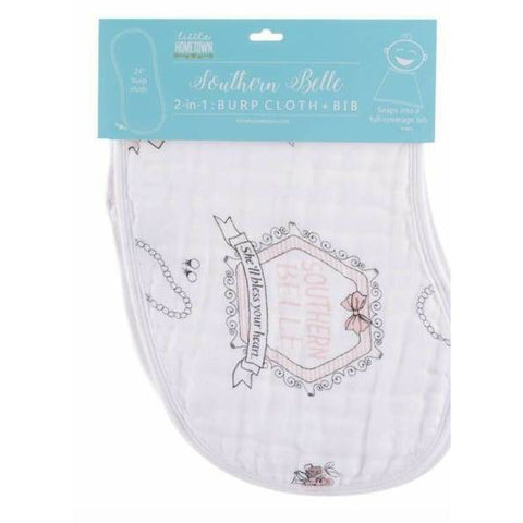 Southern Belle Burp Cloth/Bib