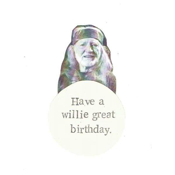 Willie Nelson Birthday Card