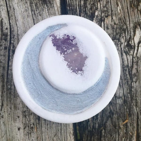 Winter Solstice Amethyst Crystal Bath Bomb